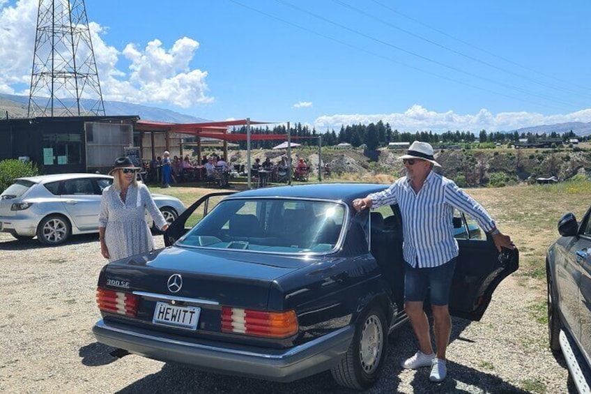 Arriving at Desert Heart for wine tasting