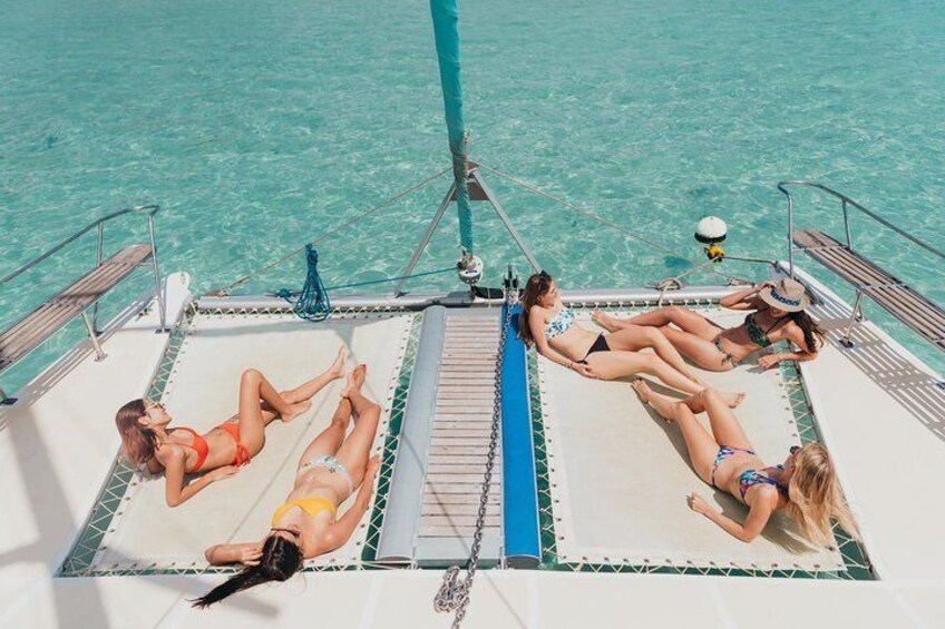 Shared WEST Cruise - Ile aux Benitiers: Full day catamaran cruise