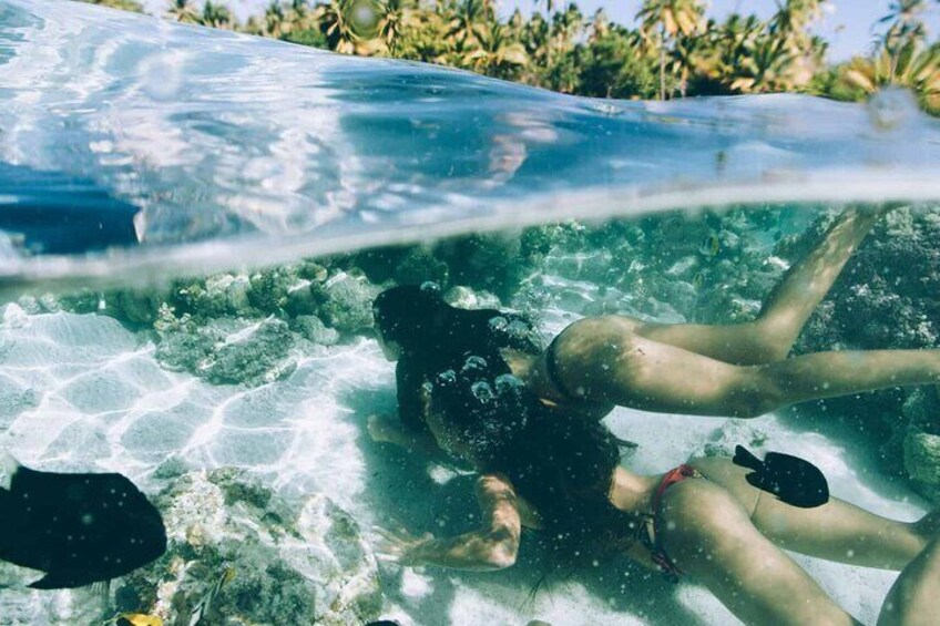 Snorkeling in Tahaa