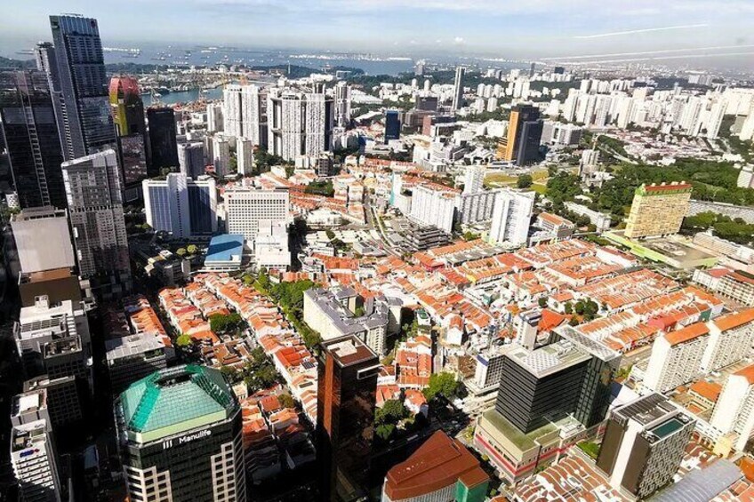 View of the Historical Conservation Zone of Chinatown