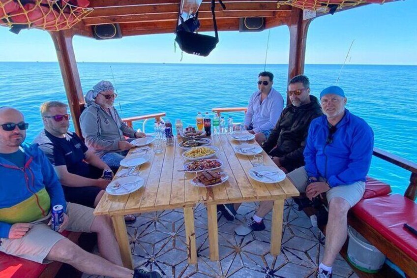 Antalya: Sea Fishing with Transfer and Breakfast/Lunch