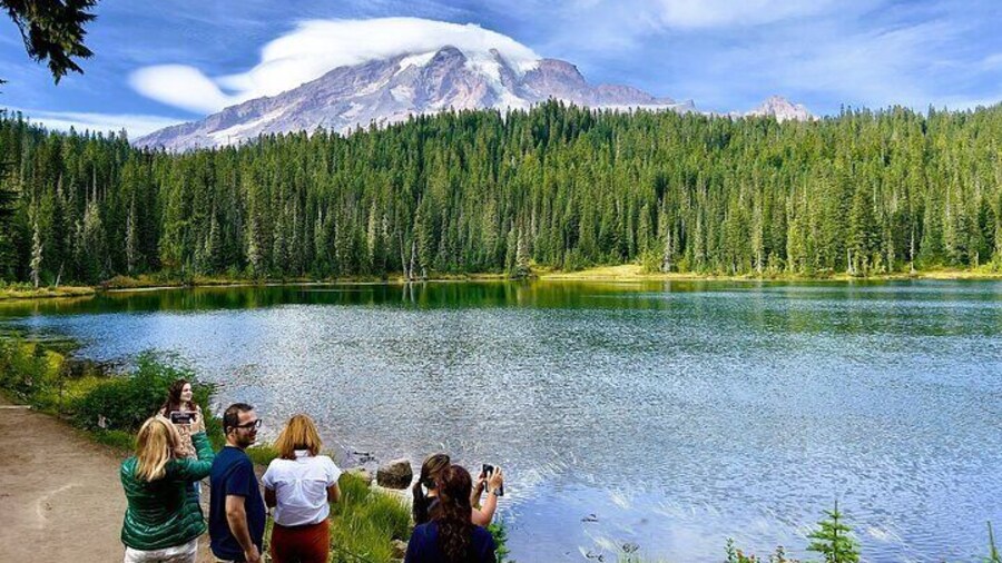 “Nature’s Majesty: A Family Portrait with Mt. Rainier”