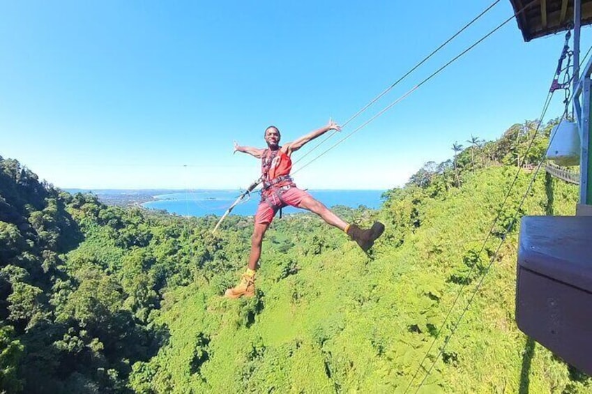 Giant Canyon Swing in Vanuatu