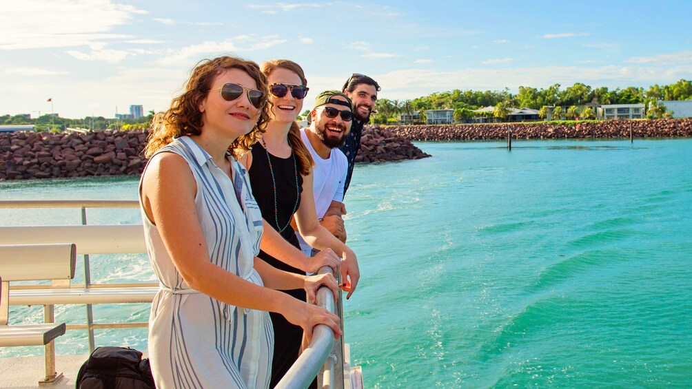 Group of people on a cruise boat in Darwin, AU