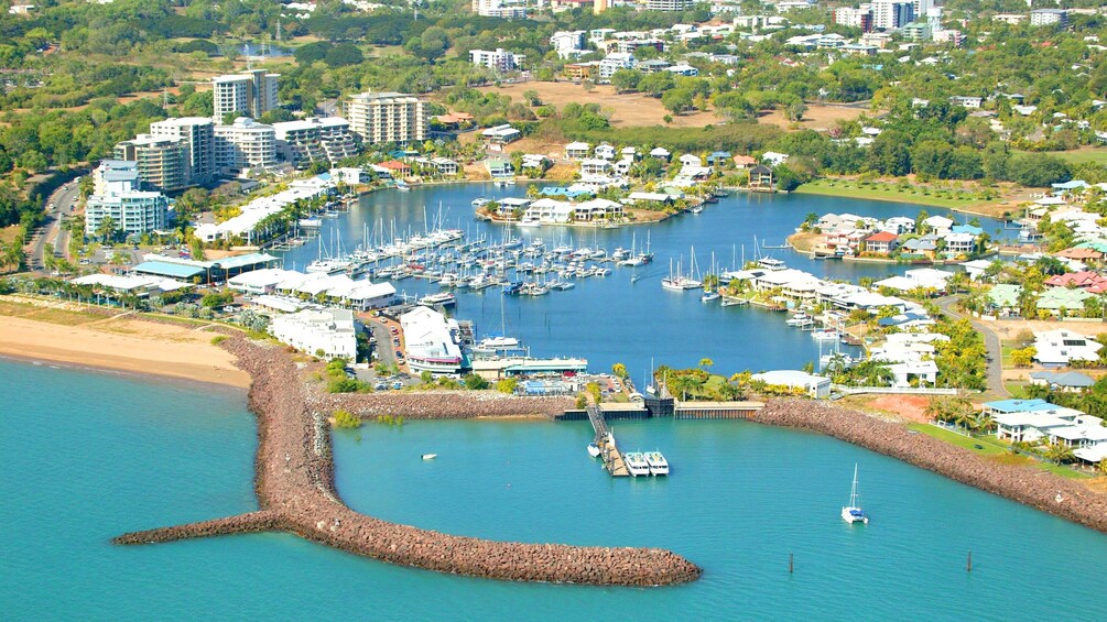 Aerial view of Darwin Coast