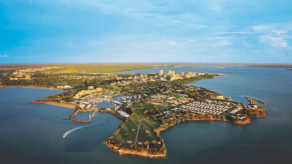 Aerial view of Darwin Coast