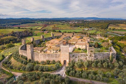 Middelalderens Toscana: Monteriggioni og Val d'Orcia fra Firenze