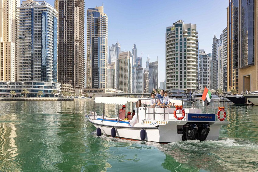 Dubai: Abra Boat Tour in Dubai Marina, Ain Dubai, JBR