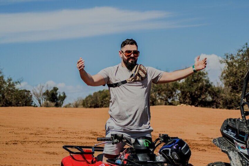 Agadir: Desert Quad Bike Safari with Hotel Pickup & Drop-off