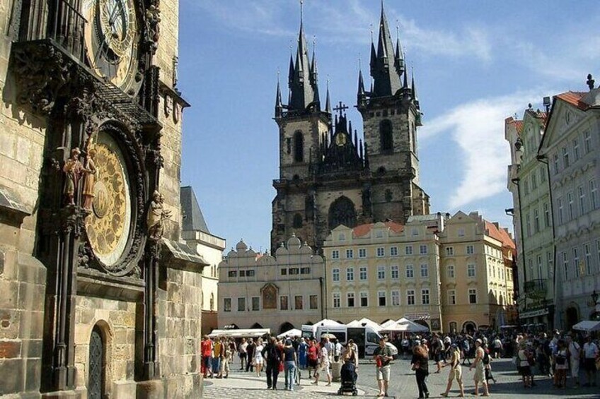 Prague - Old Town Square with Astronomical clock