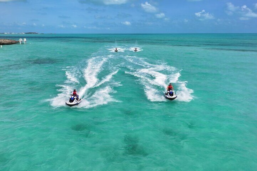 1 Hour Jet Ski Adventure in Crystal Waters of Turks and Caicos