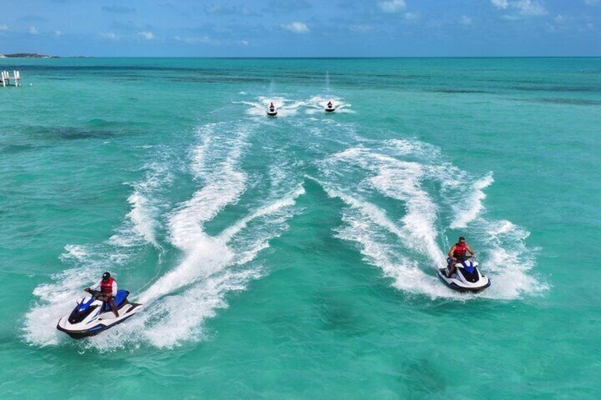 1 Hour Jet Ski Adventure in Crystal Waters of Turks and Caicos