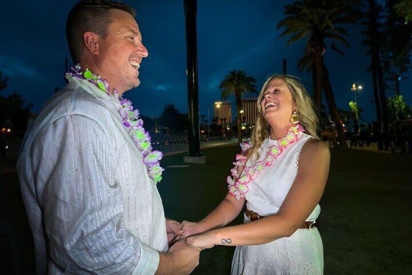 Fun Vow Renewal by Elvis 