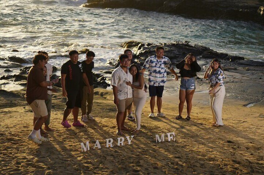Marriage Proposal Photographer in Hawaii Paradise on earth 