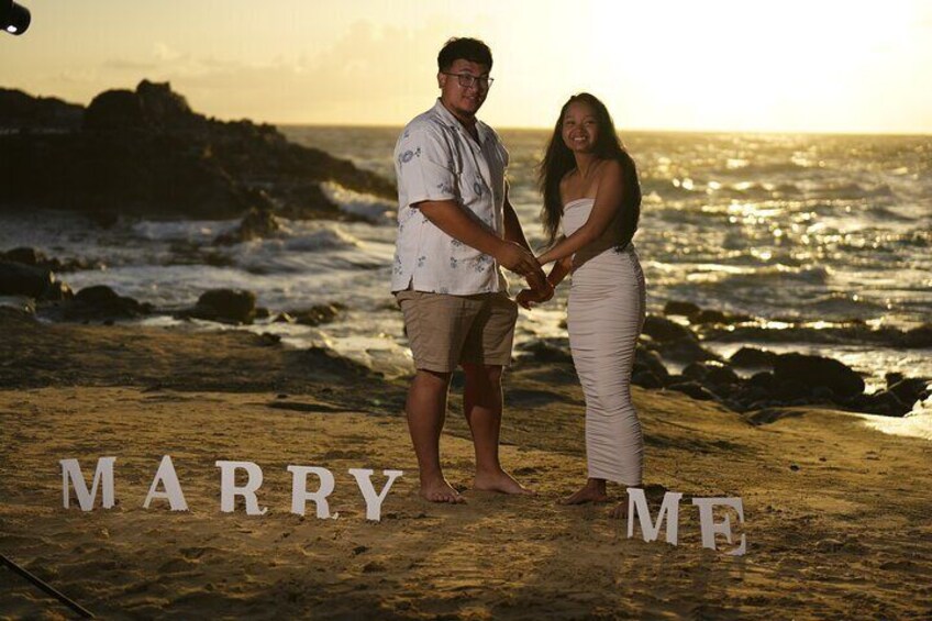 Marriage Proposal Photographer in Hawaii Paradise on earth 