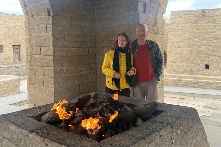 Gobustan,Mud volcano,Rock art,Fire,Temple,Burning mountain/Skyup