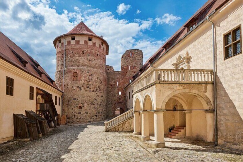 Inner yards in Bauska castle