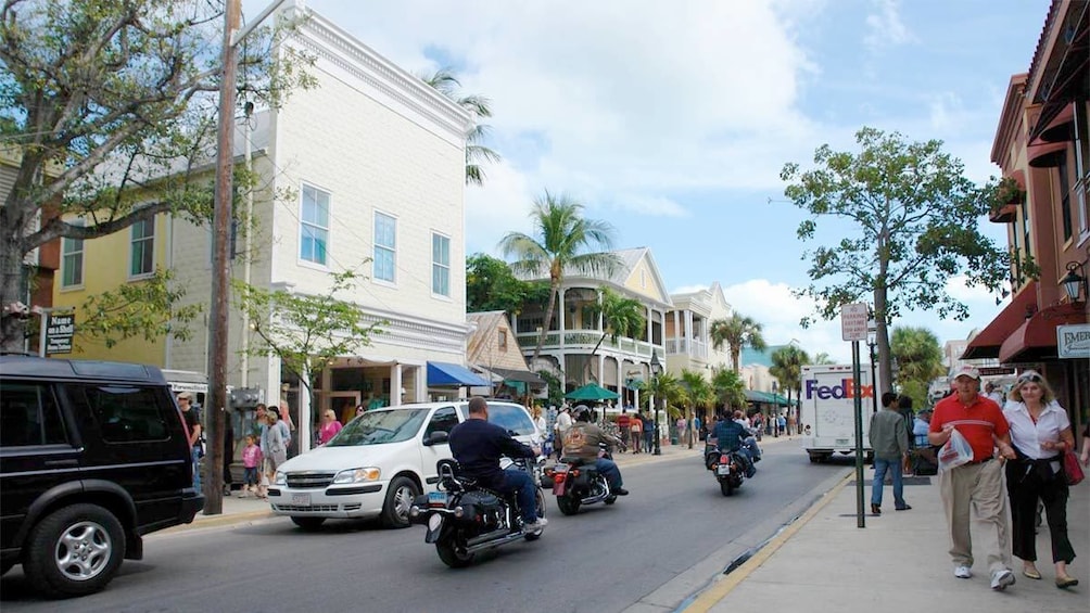 Tourists in Key West