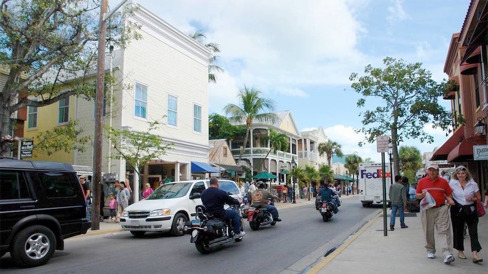 Tourists in Key West 