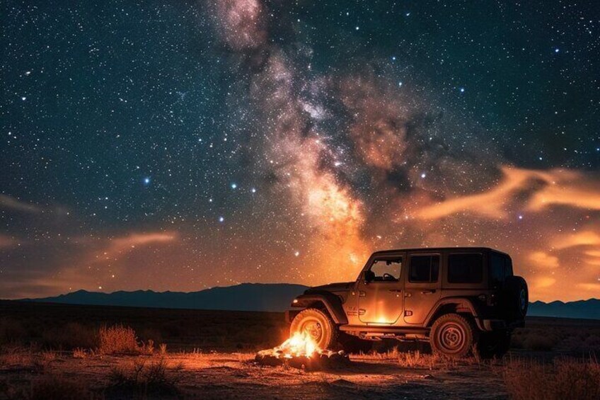 Mountain Majesty: 5-Hour Jeep Adventure & Stargazing Expedition