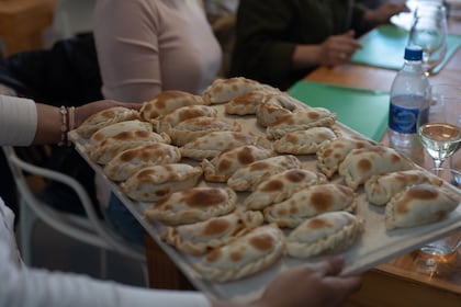 Clase de cocina de empanadas argentinas para grupos pequeños