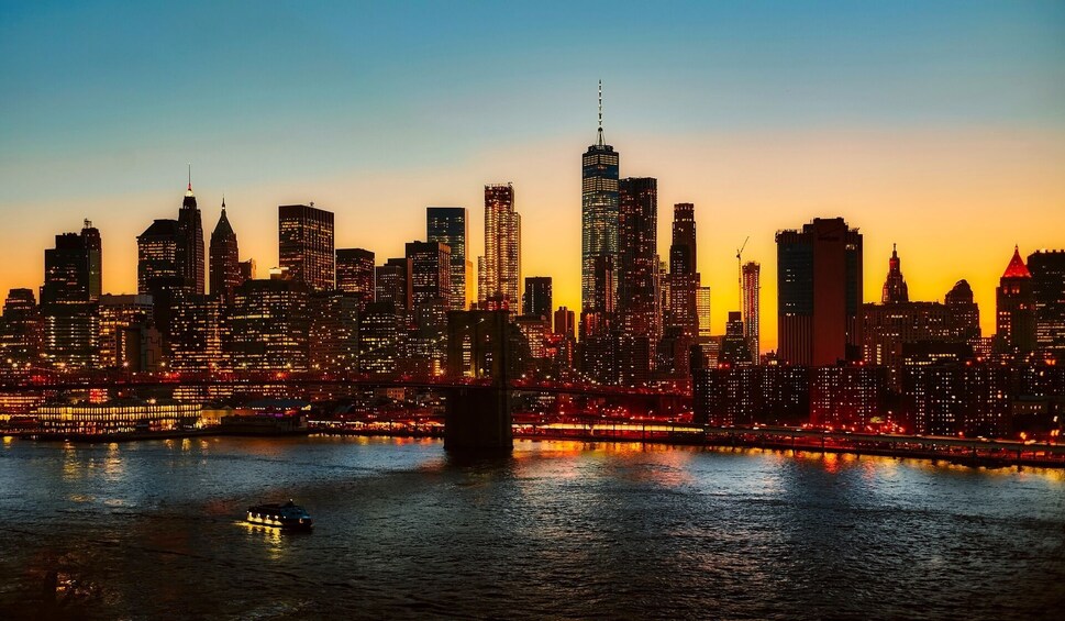 NYC: Skyline and Statue of Liberty Night Cruise