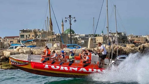 Tel Aviv : Promenade en bateau à grande vitesse Tornado à partir de Jaffa