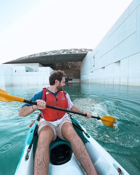 Picture 4 for Activity Abu Dhabi: Guided Kayak Tour around Louvre