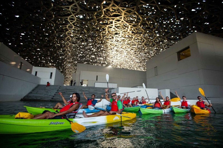 Picture 2 for Activity Abu Dhabi: Guided Kayak Tour around Louvre