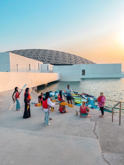 Picture 6 for Activity Abu Dhabi: Guided Kayak Tour around Louvre