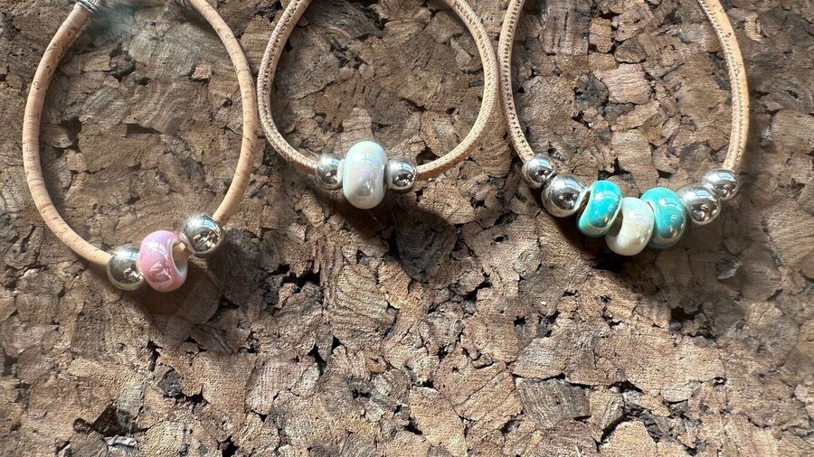 Workshop Cork Necklace, Bracelet, Brooch and Keychain