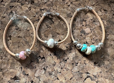 Workshop Cork Necklace, Bracelet, Brooch and Keychain