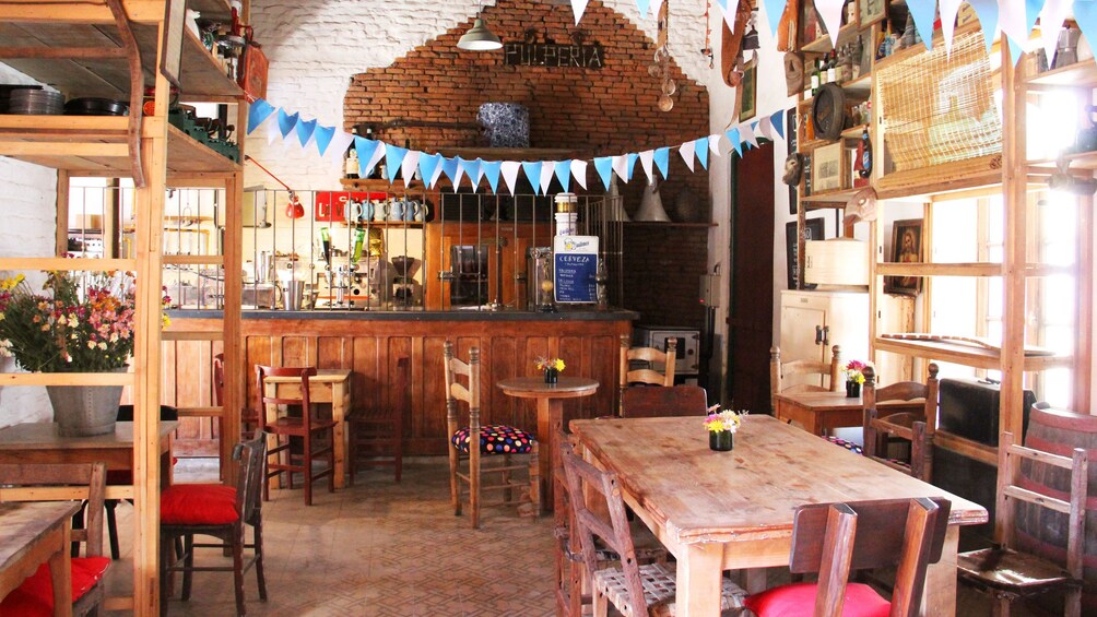 Interior of restaurant in Buenos Aires