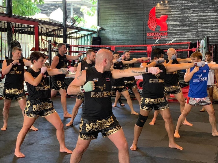 Muay Thai Training Class by Krudam Gym at Sukhumvit 36