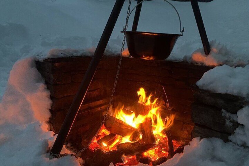 Fondue under the stars experience in Zermatt