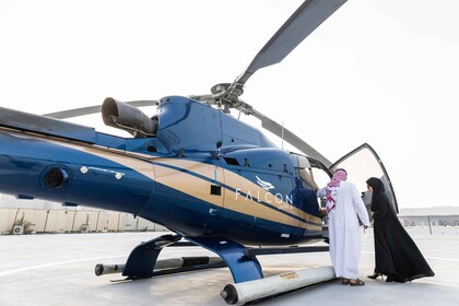 Abu Dhabi: Gemeinsame Hubschrauber-Tour