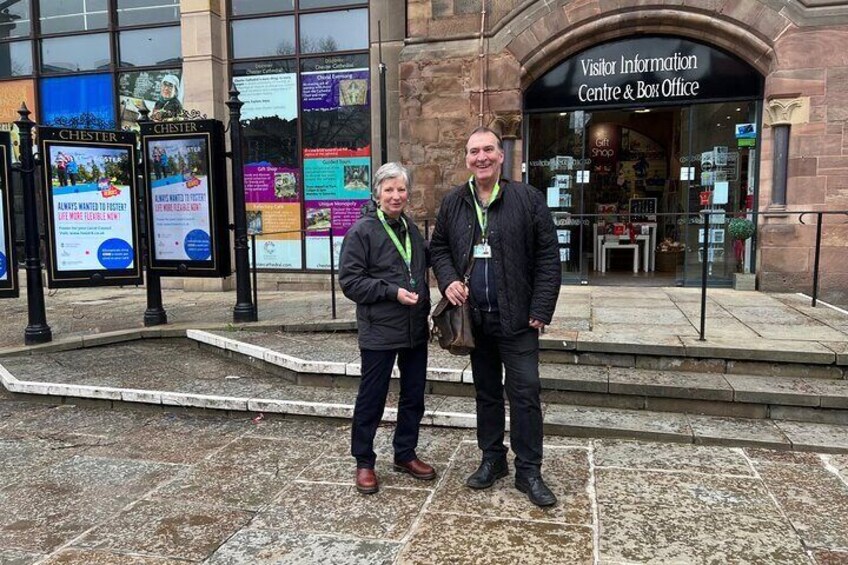 Caroline & Phil - your Chester tour guides