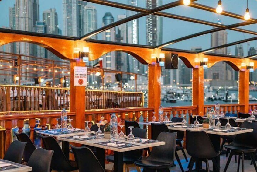 Dhow Cruise with Dinner and Live Entertainment at Dubai Al Seef