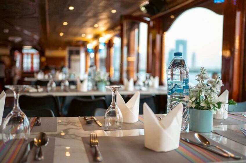 Dhow Cruise with Dinner and Live Entertainment at Dubai Al Seef