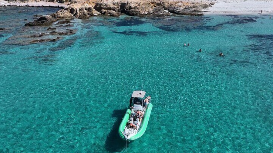 Saleccia and Lotu by boat from Île Rousse