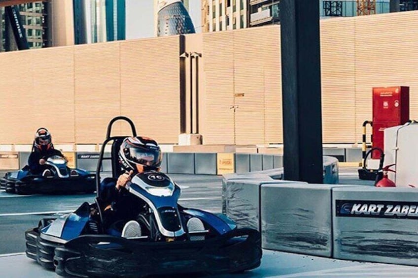 Rooftop Go Kart Racing at EKart Zabeel Dubai Tickets