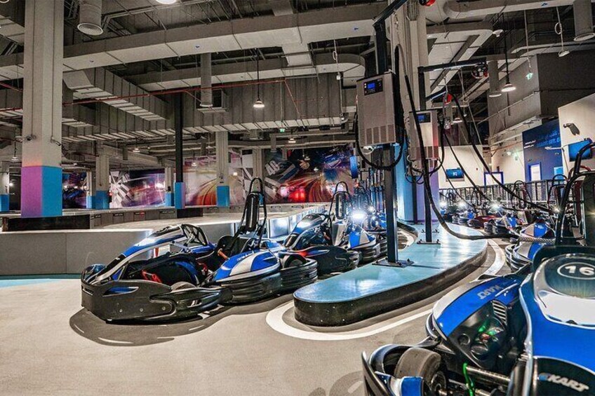 Rooftop Go Kart Racing at EKart Zabeel Dubai Tickets