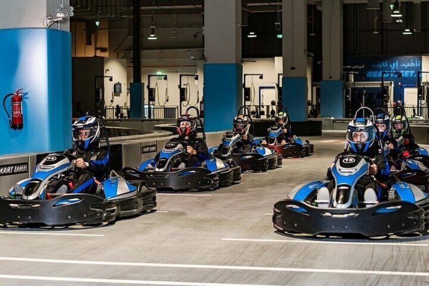 Rooftop Go Kart Racing at EKart Zabeel Dubai Tickets