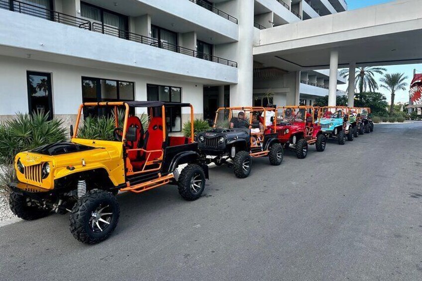 Picking up a group of guests from Corendon beach resort 