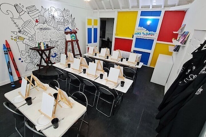 3-Hour The colour Experience Island Paint & Sip Private Activity