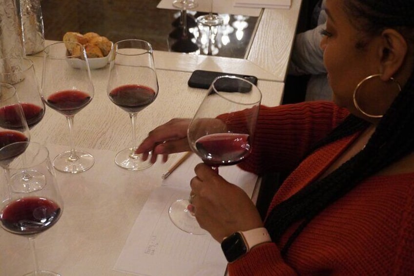 Tasting: aroma of reds