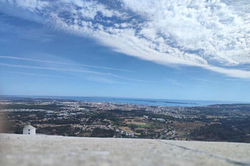 View of Setubal, from Palmela Castle