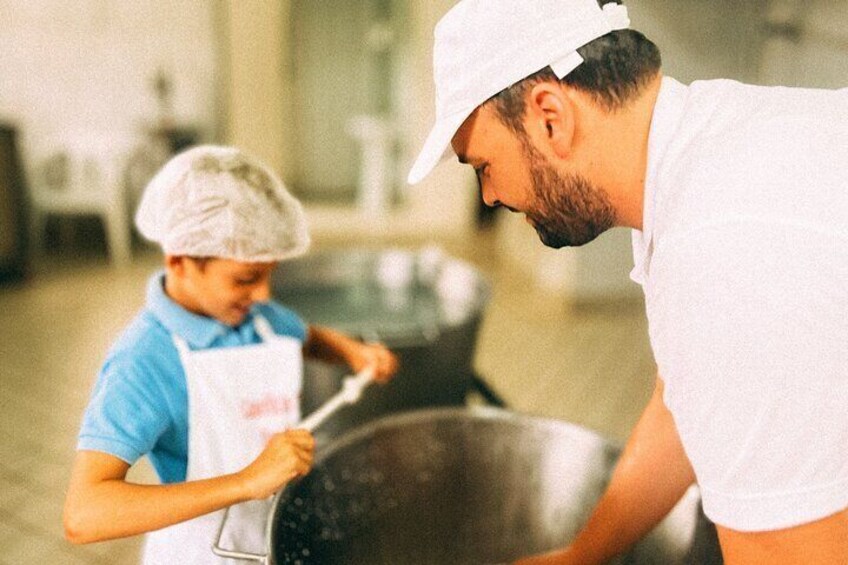 2 Hours Private Mozzarella Lesson with Tasting in Vico Equense