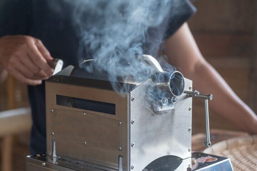 roasting your own coffee beans, one batch at a time.