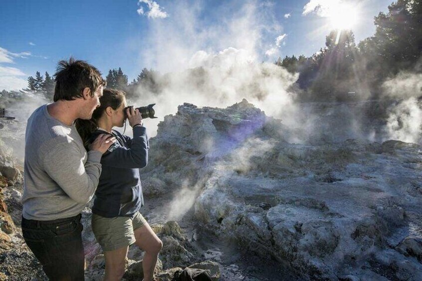 Tauranga Tour - Rotorua Hell's Gate Geothermal Park & Mud Spa
